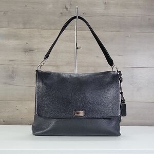 Tumi  Black Leather Briefcase Shoulder Bag w/ Padded Sleeve for ipad